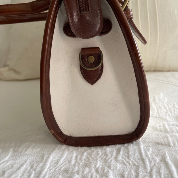 Liz Claiborne Vintage Leather Satchel Purse - Picture 6 of 9